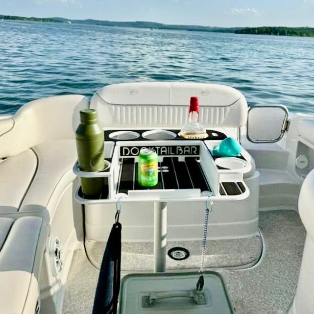 Suction Mount Vs Rail Mount for Your Countertop Boat Table - Docktail Bar