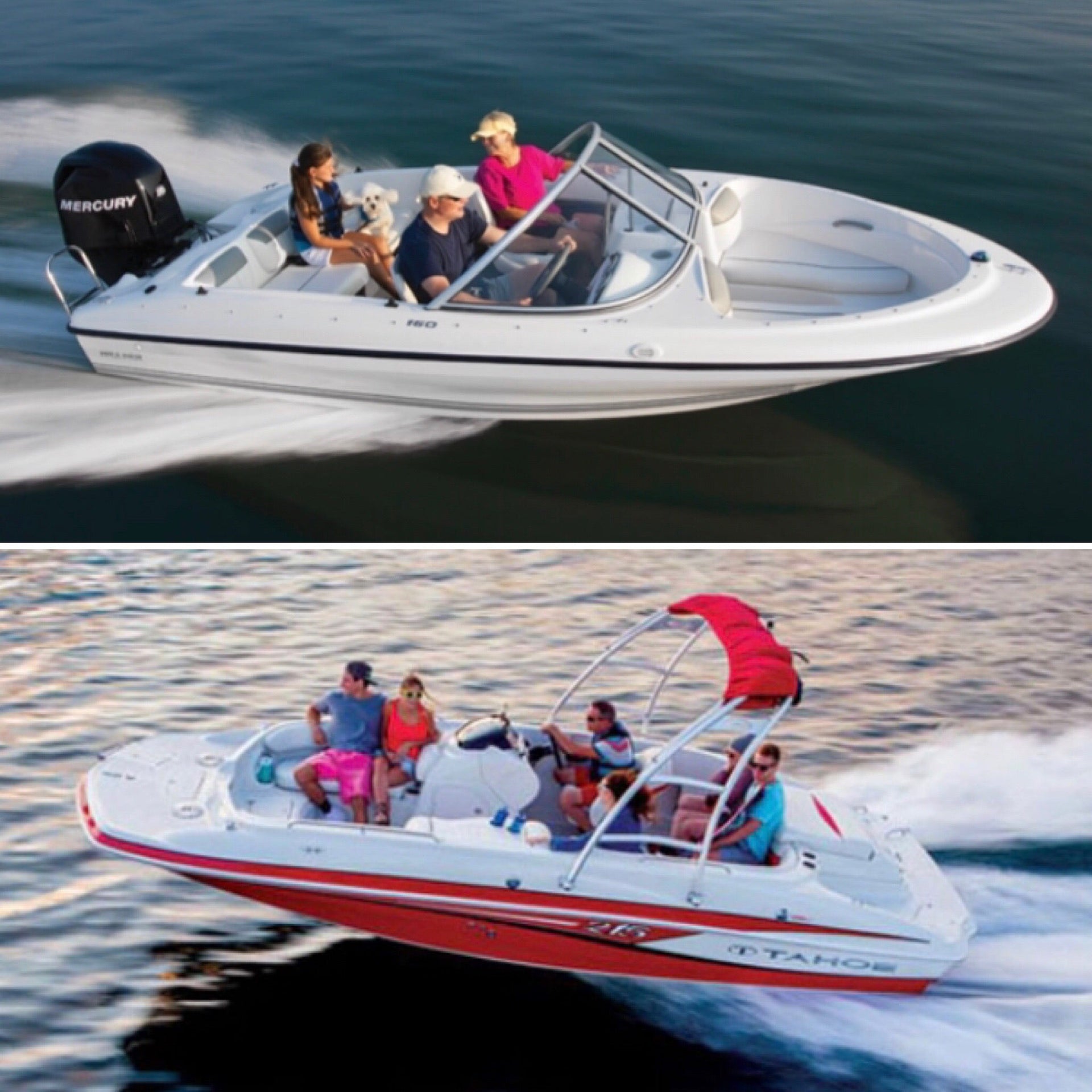 Bowriders, Deck Boats & Cruisers - Docktail Bar