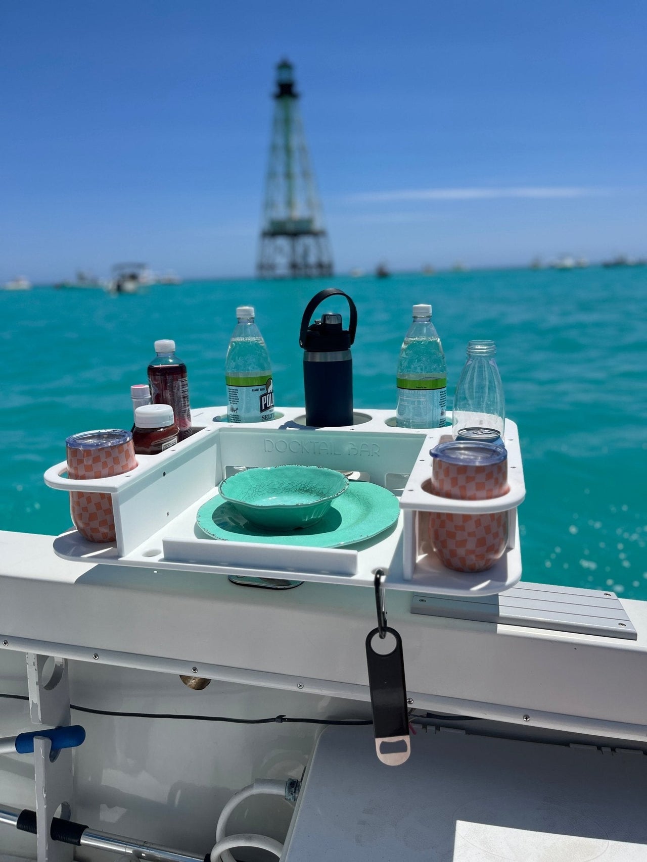 Rod Holder Boat Tables - Docktail Bar