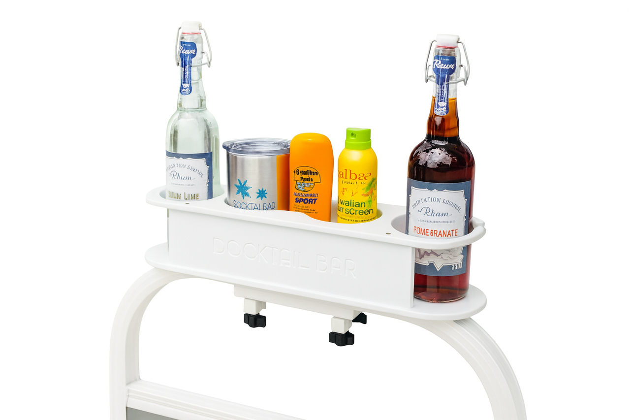 Docktail Bar Pontoon Boat Cup Holder Caddy - Multiple Colors Available