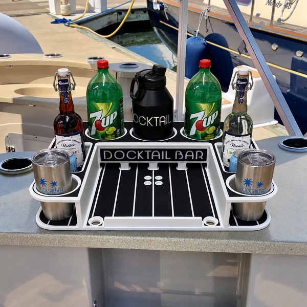 Docktail Butler Table with SeaSucker Vacuum Mounts