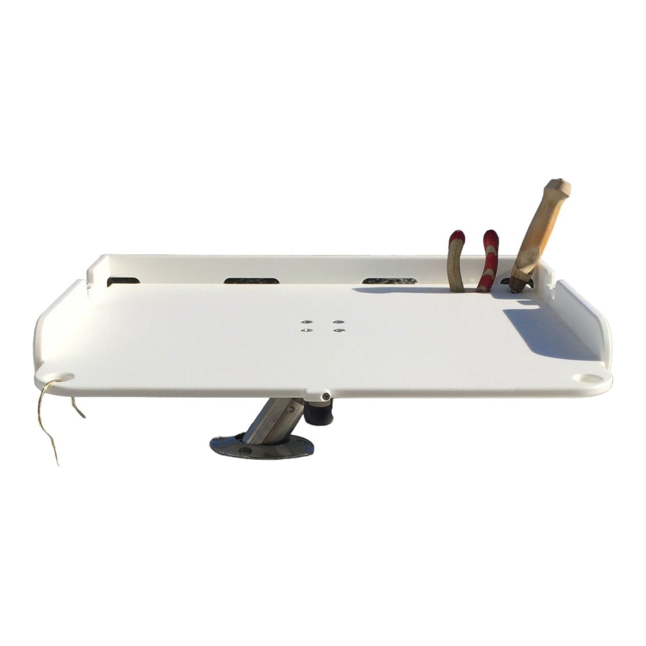 Docktail Bait Cutting Board and Serving Table with Magma Adjustable Rod Holder Mount - Docktail Bar