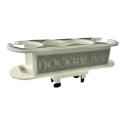 Docktail Bar Cup Holder Caddy for Boats — Includes Adjustable Rod Holder Mountu - Docktail Bar
