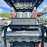 Docktail Bar Golf Cart Cup Holder Caddy for Square or Rectangular Rails - Docktail Bar