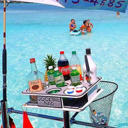 Docktail Boat Table Caddy and Storage Accessory - Choose Your Mount, Color & Custom Name - Docktail Bar