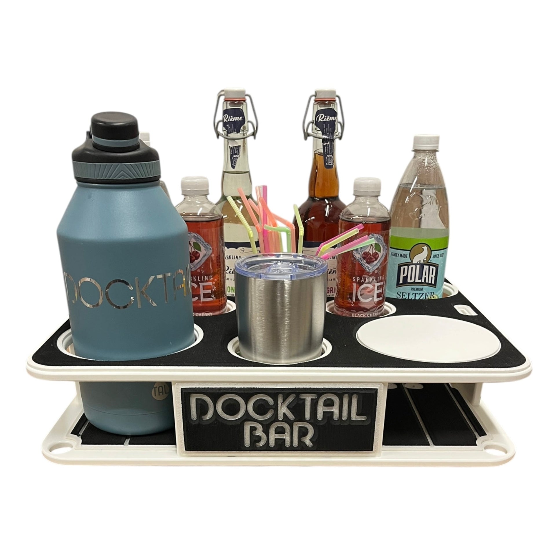 Docktail Boat Table Caddy with SeaSucker Vacuum Mounts - Docktail Bar