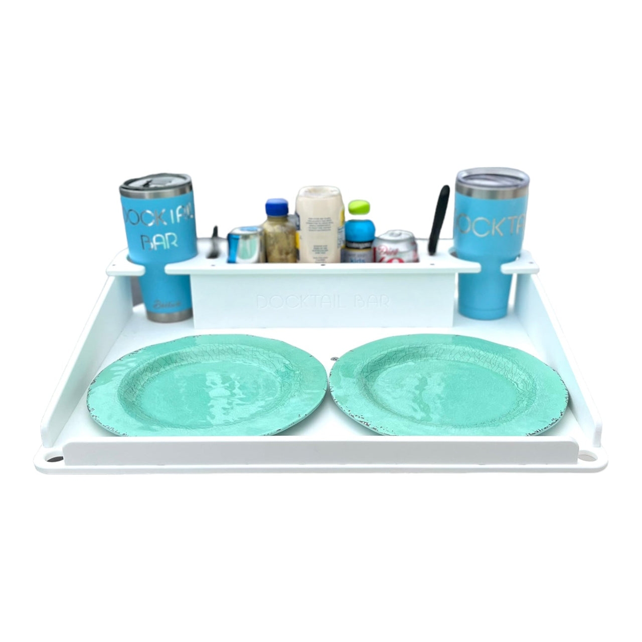 Docktail Boondocking Table - For Camping, RV's, Tailgating, Poolside, and Grill Prep - Docktail Bar