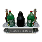 Docktail Butler Boat Table and Storage Accessory - Choose Your Mount, Color & Custom Name - Docktail Bar