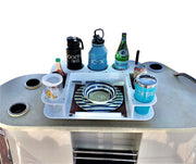 Docktail Butler Boat Table and Storage Accessory - Choose Your Mount, Color & Custom Name - Docktail Bar