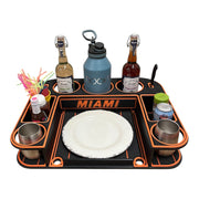 Docktail Butler Boat Table with Adjustable Rod Holder Mount - Docktail Bar