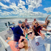 Docktail Butler Boat Table with Adjustable Rod Holder Mount - Docktail Bar