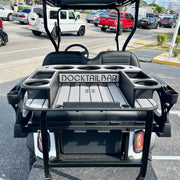 Docktail Butler Golf Cart Cup Holder & Table Accessory for Square or Rectangular Rails - Docktail Bar