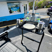 Docktail Butler Golf Cart Cup Holder & Table Accessory for Square or Rectangular Rails - Docktail Bar
