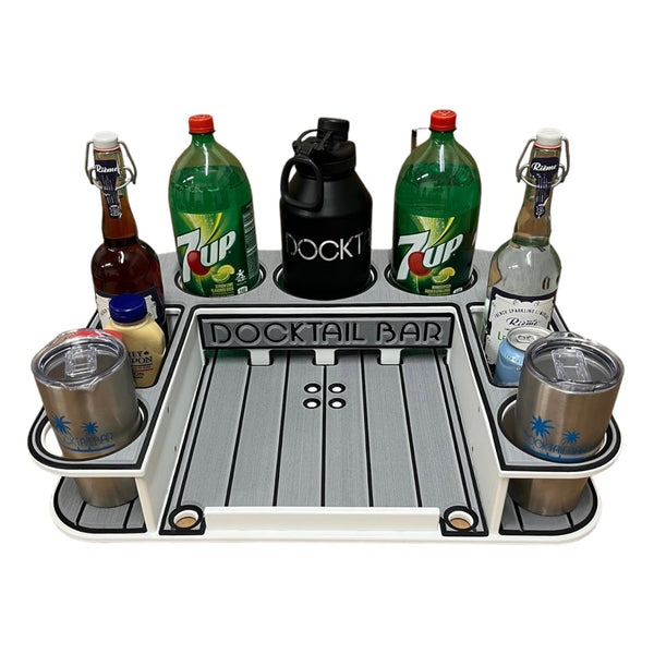 Docktail Butler Table - Choose Your Mount, Color & Custom Name - Docktail Bar