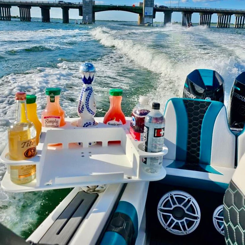 Docktail Butler Table - Choose Your Mount, Color & Custom Name - Docktail Bar