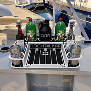 Docktail Butler Table with SeaSucker Vacuum Mounts - Docktail Bar