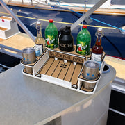 Docktail Butler Table with SeaSucker Vacuum Mounts - Docktail Bar