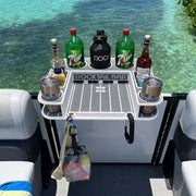 Docktail Butler with Pontoon Rail Mount - Docktail Bar