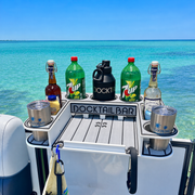 Docktail Butler with Pontoon Rail Mount - Docktail Bar
