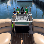 Docktail Butler with Pontoon Rail Mount - Docktail Bar