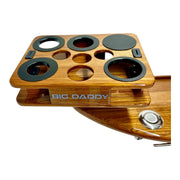 Docktail Elite Series Custom Teak Tables for Rocket Launchers, Leaning Posts and Rod Holders - Docktail Bar