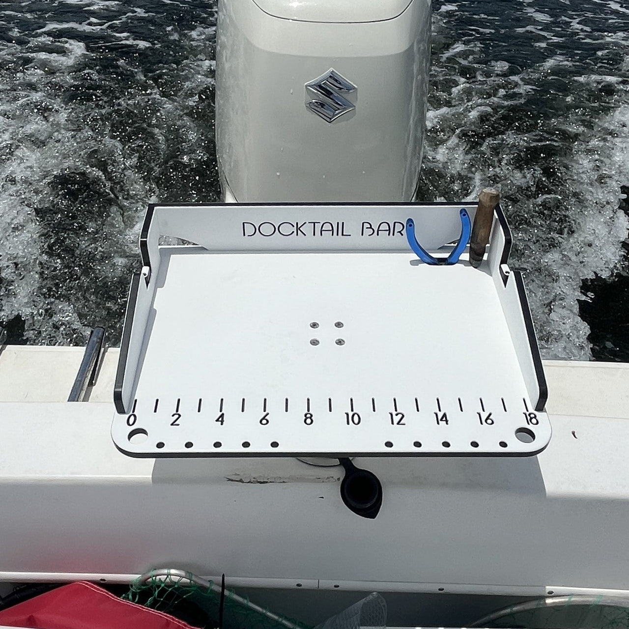 Docktail Premium Boat Cutting Board - Choose Your Mount - Docktail Bar