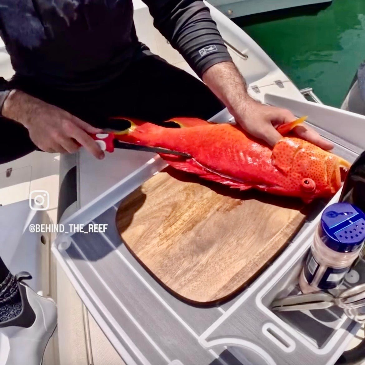 Docktail Utility Boat Table Accessory with Adjustable Rod Holder Mount - Docktail Bar