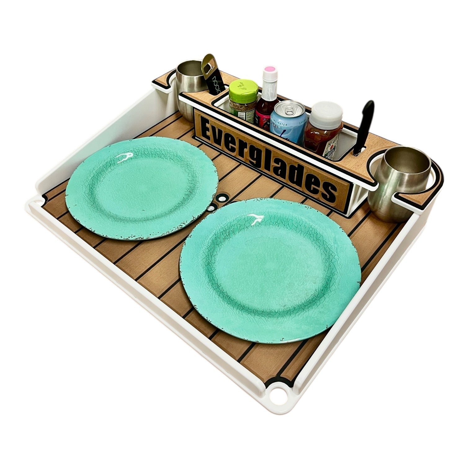 Everglades Logo - Docktail Bar Boat Tables - Choose Your Table, Mount & Color - Docktail Bar