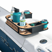 Midnight Series - Docktail Butler Boat Table - Choose Your Mount, Color & Custom Name - Docktail Bar