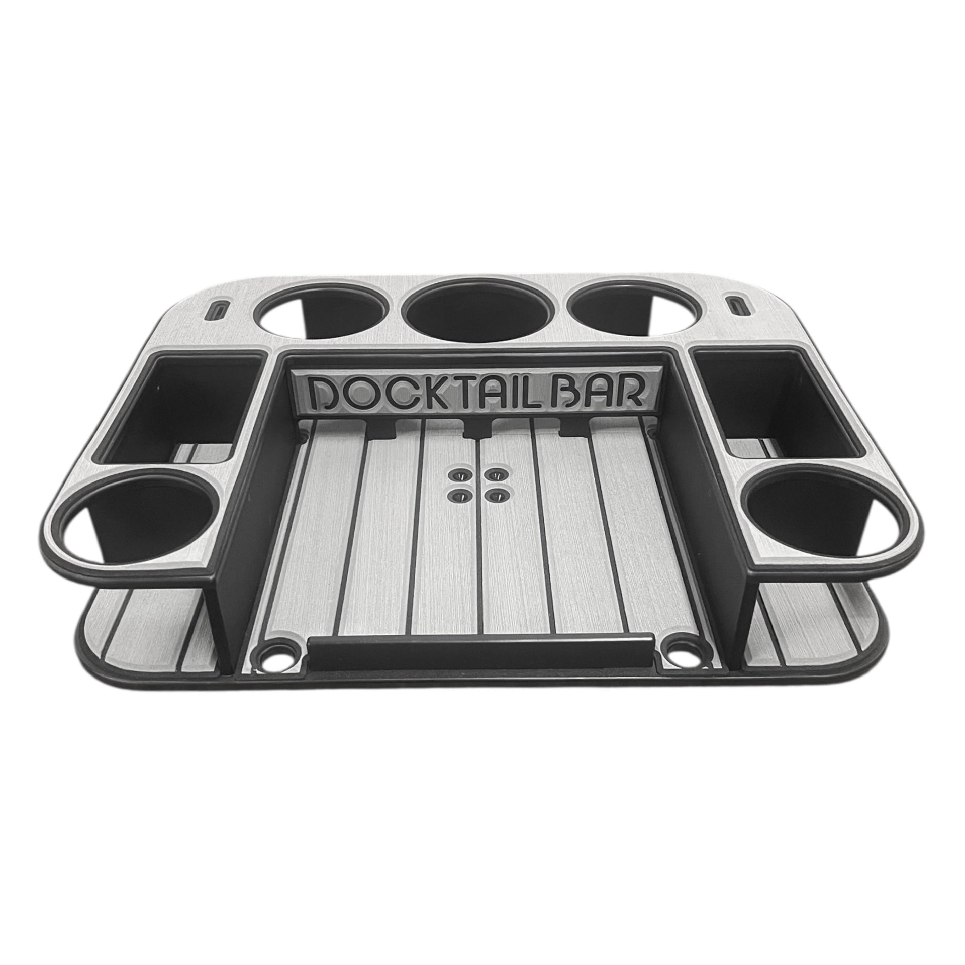 Midnight Series - Docktail Butler Boat Table - Choose Your Mount, Color & Custom Name - Docktail Bar