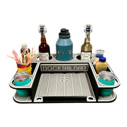 Midnight Series - Docktail Butler Boat Table - Choose Your Mount, Color & Custom Name - Docktail Bar