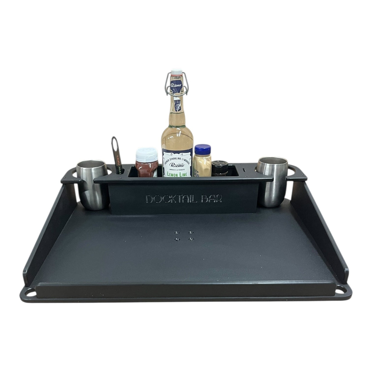 Midnight Series - Docktail Utility Boat Table - Choose Your Mount, Color & Custom Name - Docktail Bar