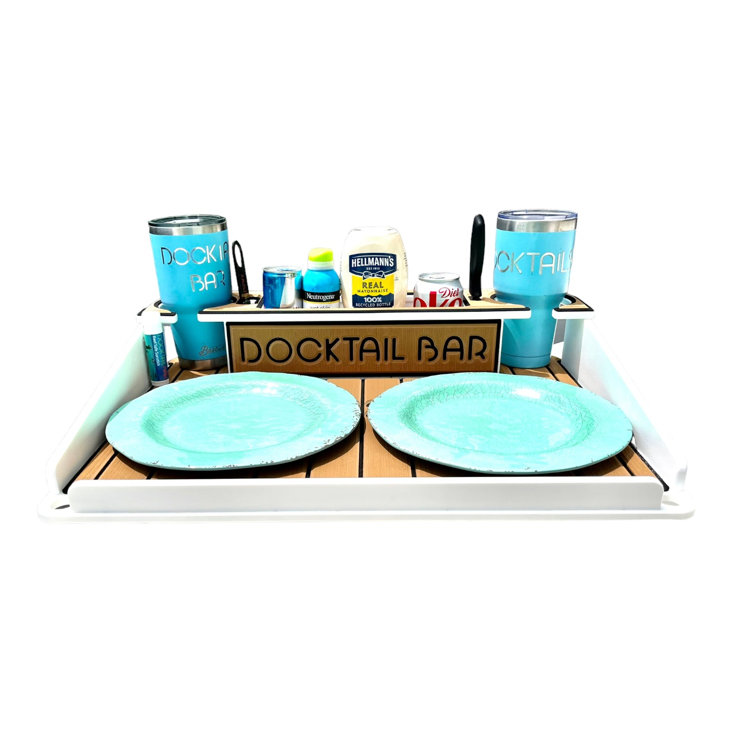 Docktail Utility Boat Table and Storage Accessory - Choose Your Mount