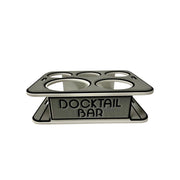 Docktail Jr Boat Cup Holder Caddy with Pontoon Boat Rail Mount - Choose Your Color - Docktail Bar