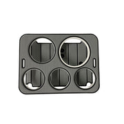 Docktail Jr Boat Cup Holder Caddy with Pontoon Boat Rail Mount - Choose Your Color - Docktail Bar