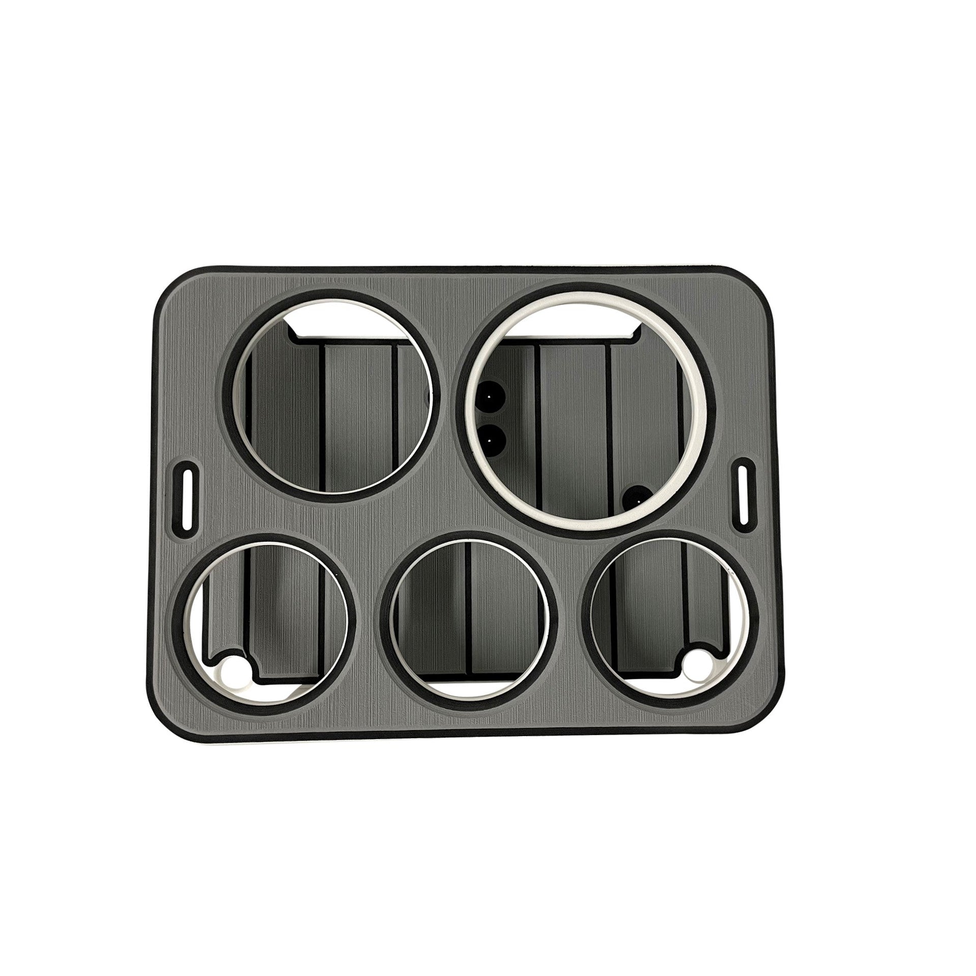 Docktail Jr Boat Cup Holder Caddy with Pontoon Boat Rail Mount - Choose Your Color - Docktail Bar