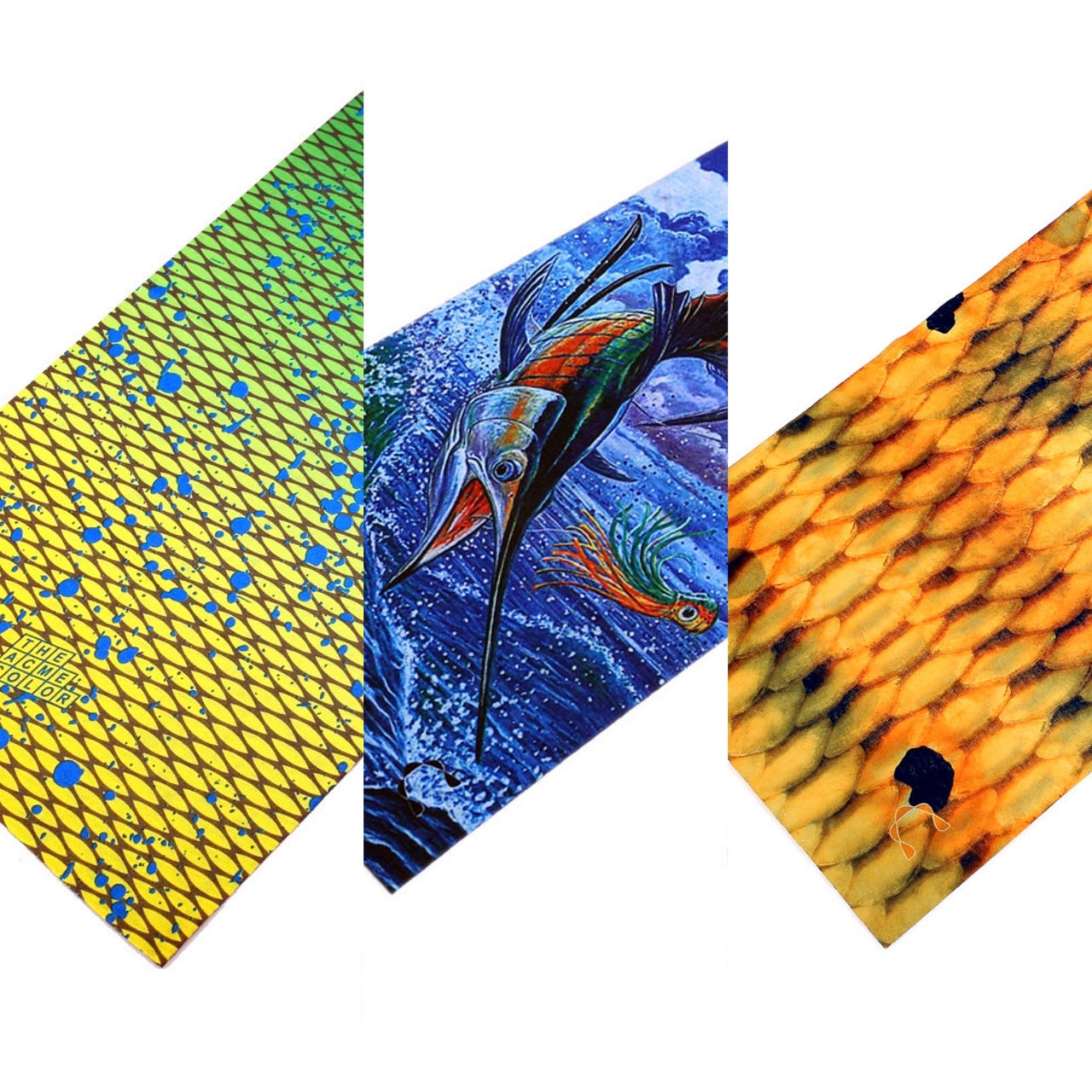 UV Fishing Face Mask Bandanas - 3 Pack of Face Shields