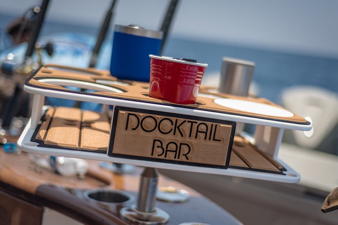 Marine Decking Accessory Kit for The Docktail Boat Table Caddy - Does NOT Include Table or Mount - Docktail Bar