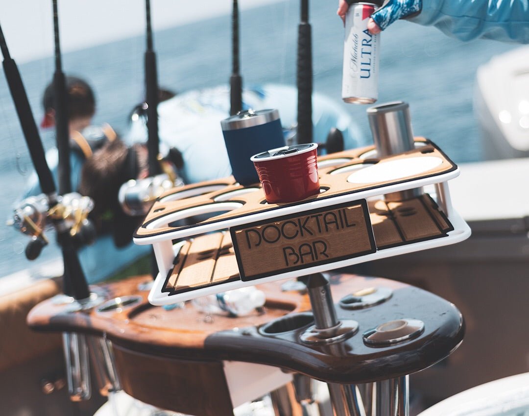 Marine Decking Accessory Kit for The Docktail Boat Table Caddy - Does NOT Include Table or Mount - Docktail Bar