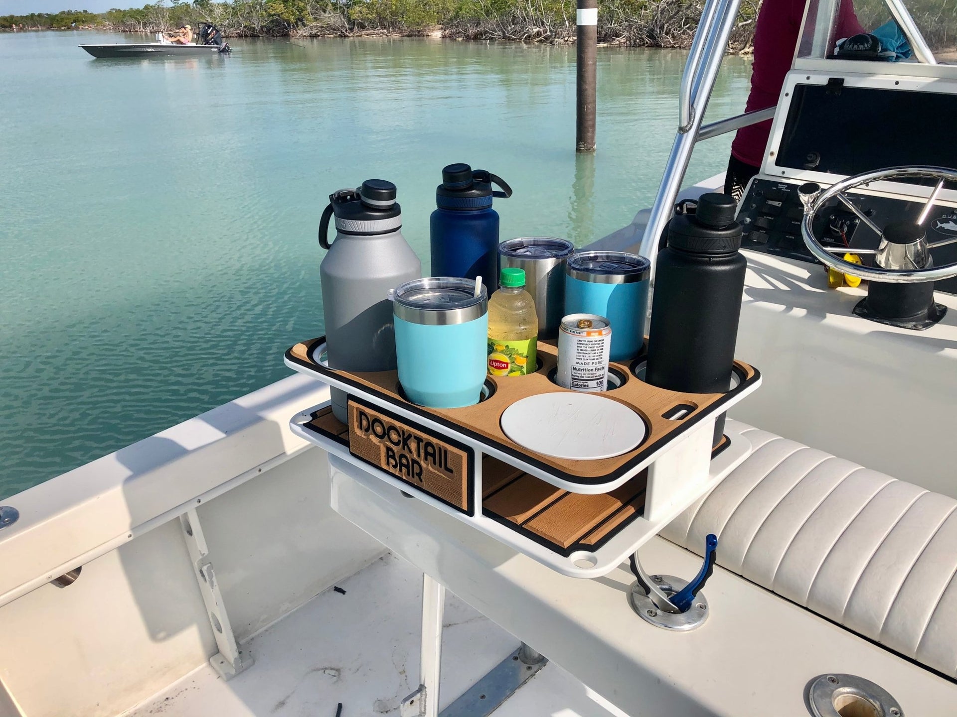 Marine Decking Accessory Kit for The Docktail Boat Table Caddy - Does NOT Include Table or Mount - Docktail Bar