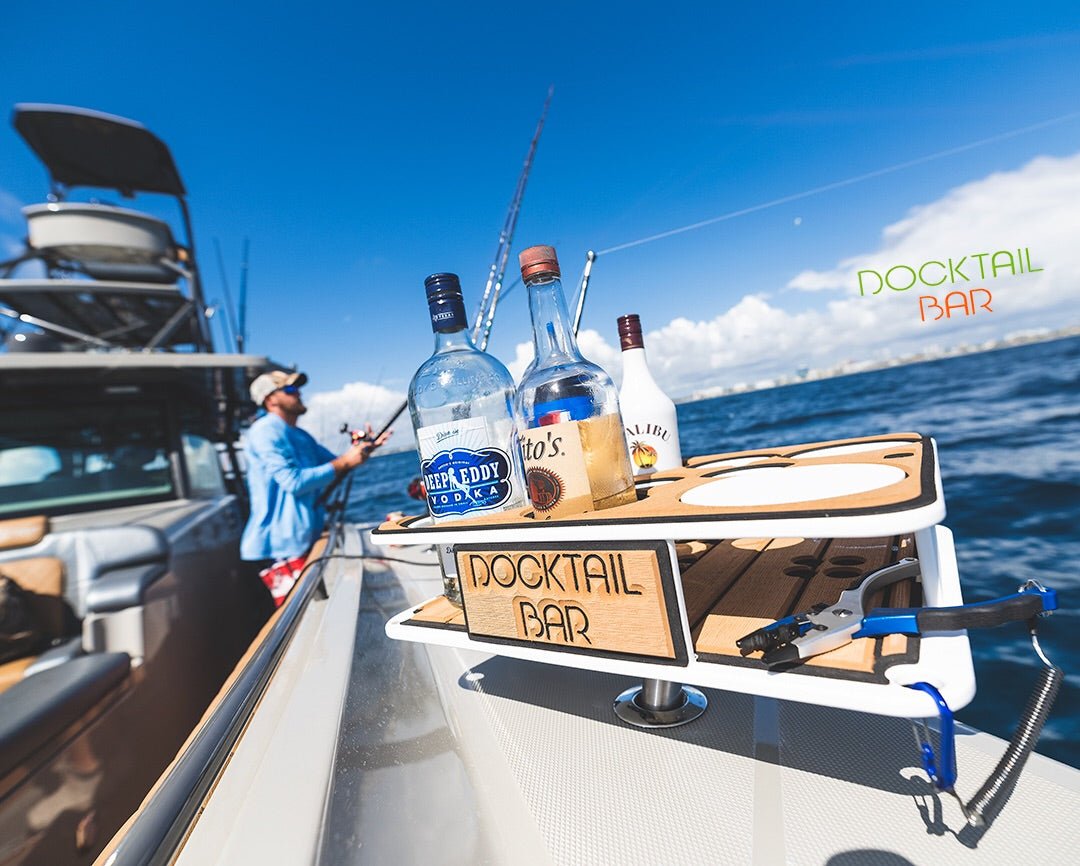 Marine Decking Accessory Kit for The Docktail Boat Table Caddy - Does NOT Include Table or Mount - Docktail Bar