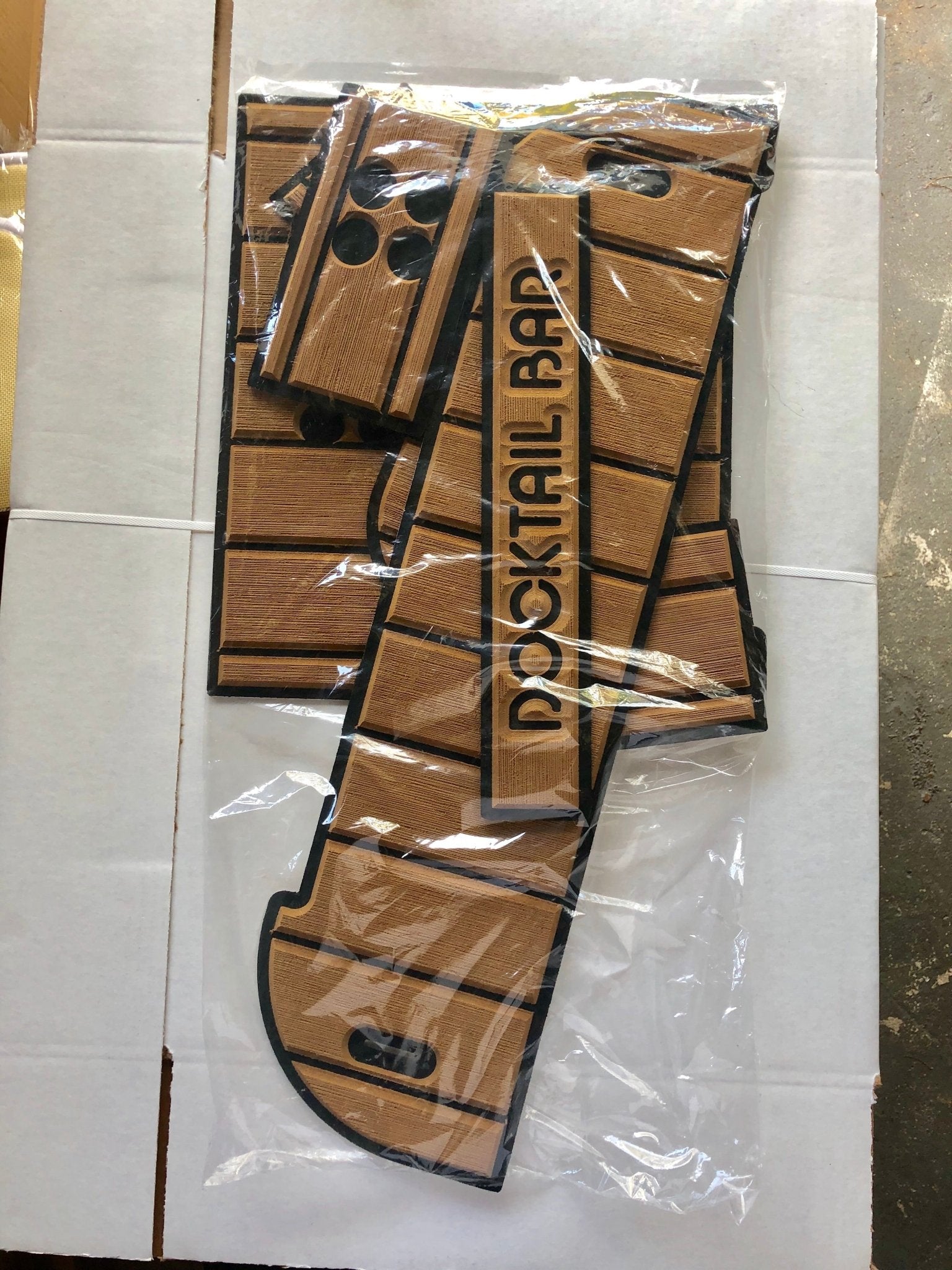 Marine Decking Accessory Kit for The Docktail Butler - Does NOT Include Table or Mount - Docktail Bar