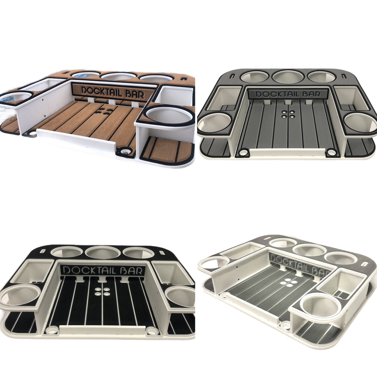 Marine Decking Accessory Kit for The Docktail Butler - Does NOT Include Table or Mount - Docktail Bar
